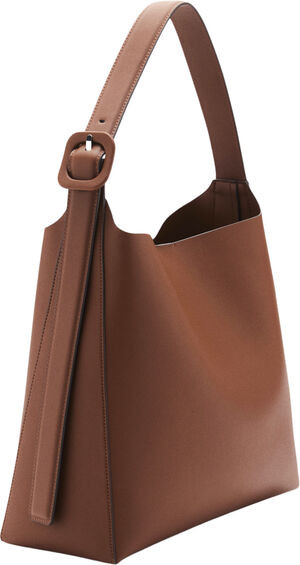 Shopper bag with buckle