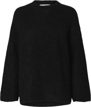 SLFGABELLA LS WOOL KNIT O-NECK CAMP