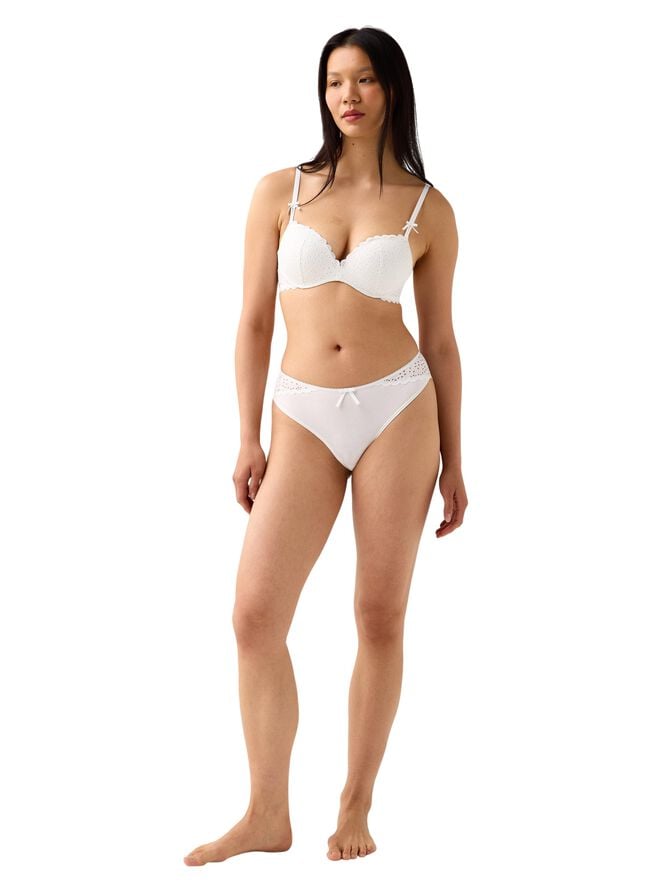 Pushup-bh med broderie anglaise