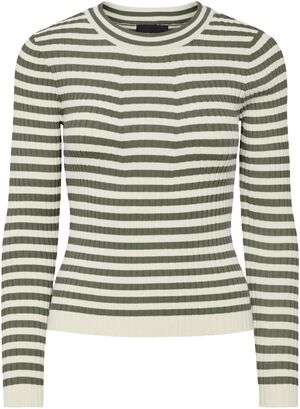 PCCRISTA LS O-NECK KNIT NOOS BC