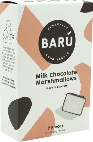 Milk chocolate marshmallows 120 gr