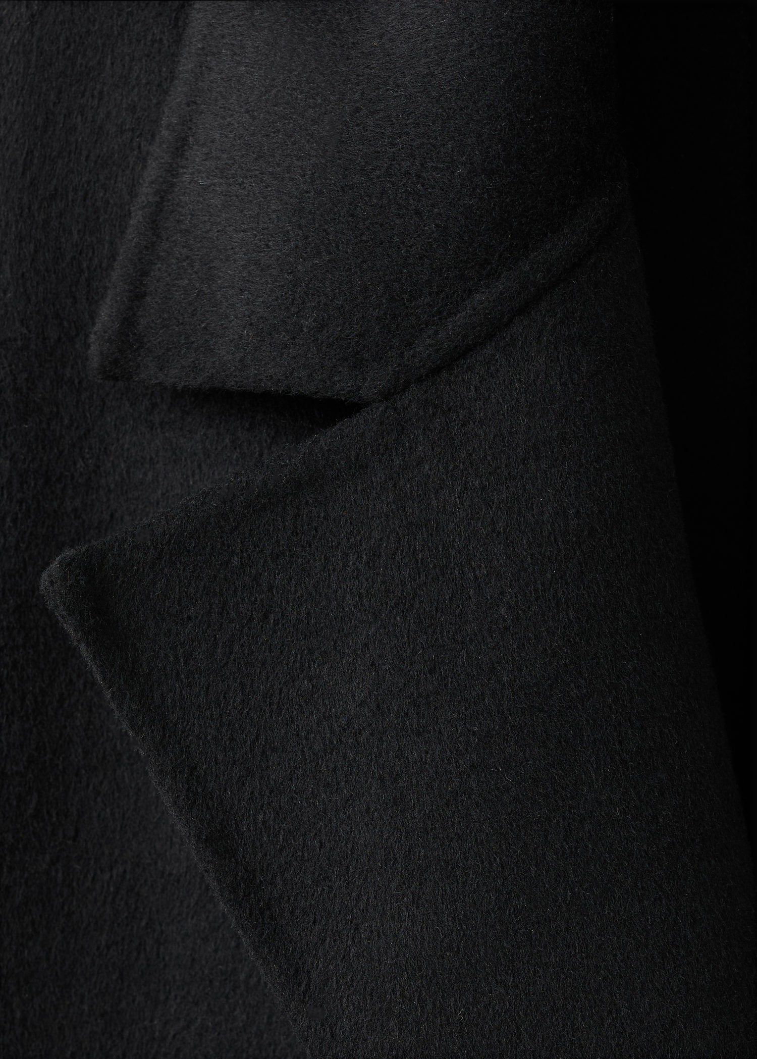 Handmade oversized wool coat