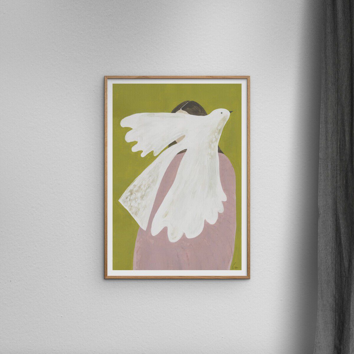 The Poster Club x Clara Schicketanz - Bird and Woman