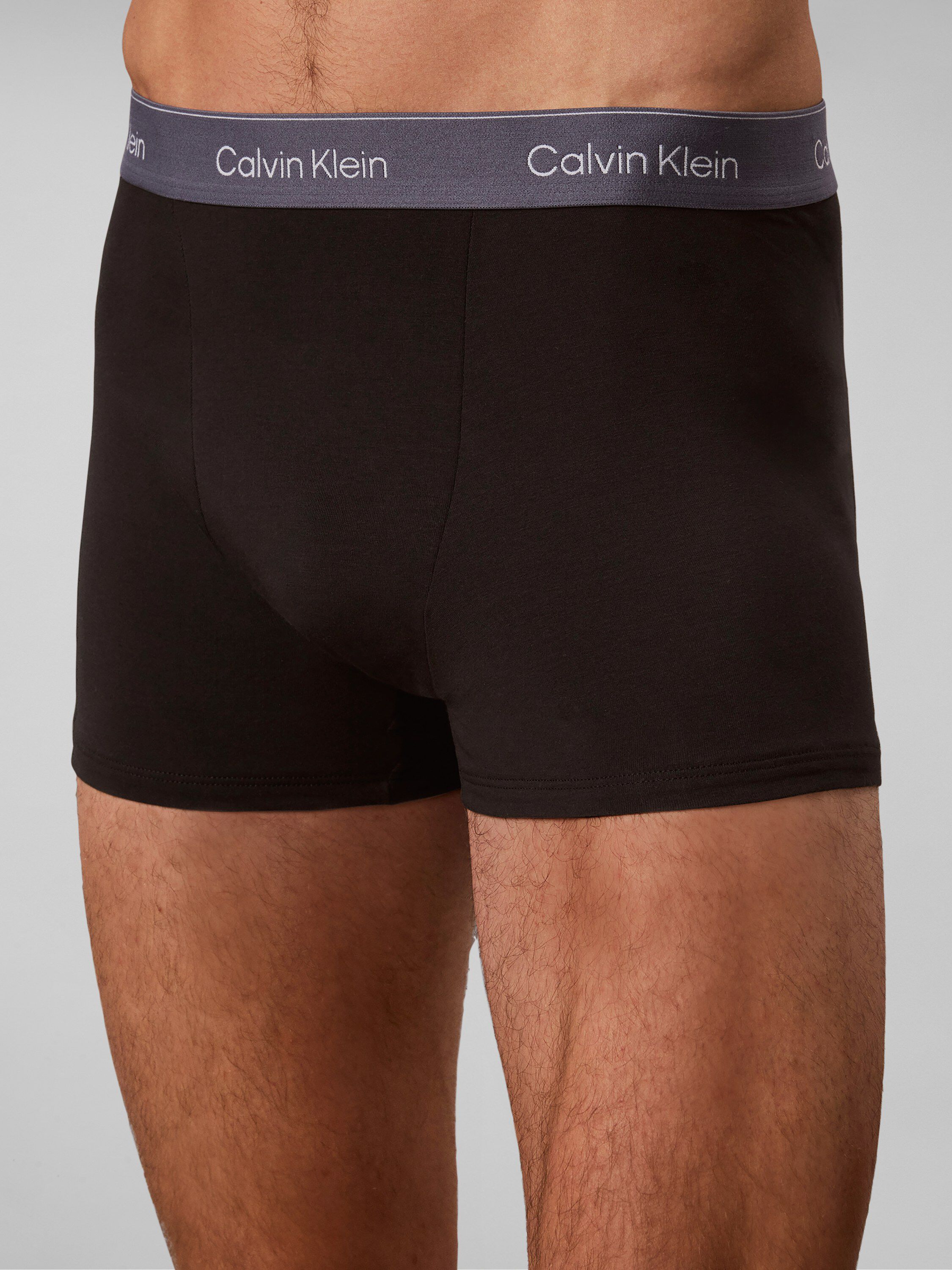 3 Pack Relaxed Trunks - Icon Cotton Stretch