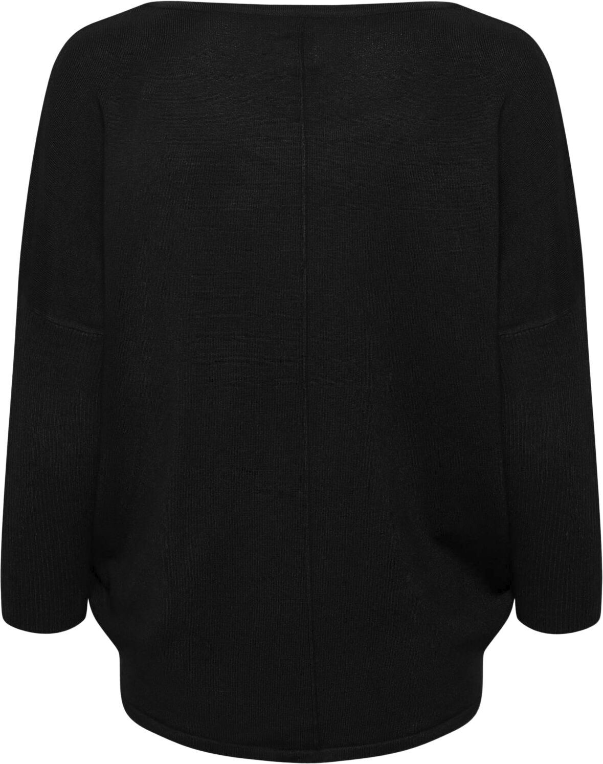 KNIT BLOUSE W RIB SL