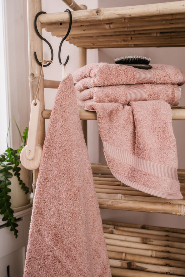 Egyptisk håndklæde misty rose