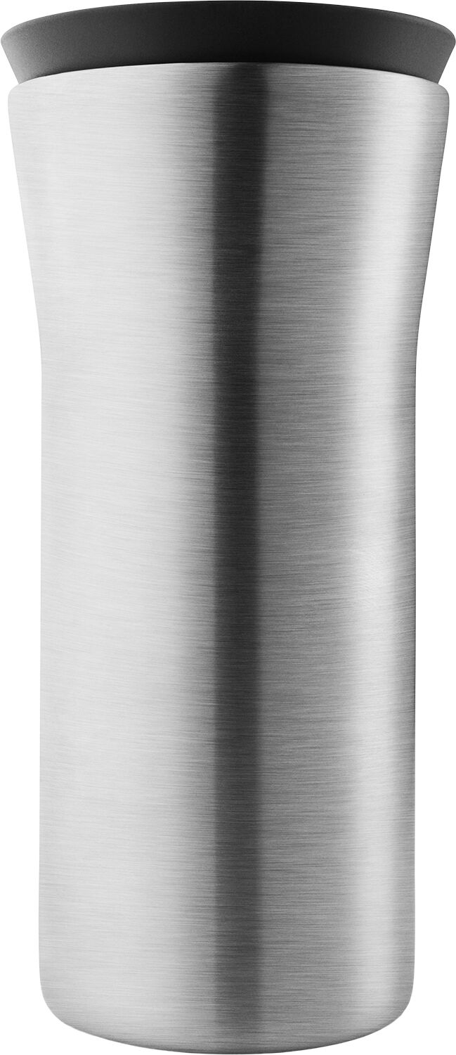 City To Go Cup recycl. ste/bla