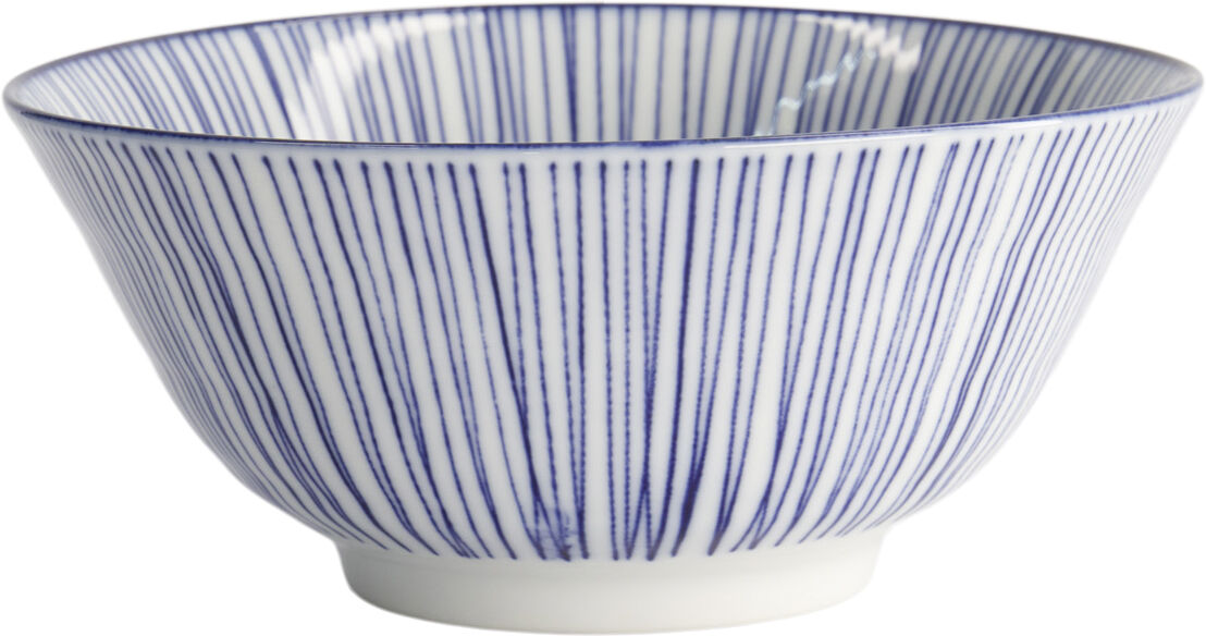 Nippon Blue Tayo Bowl 15.2x6. 7cm Lines