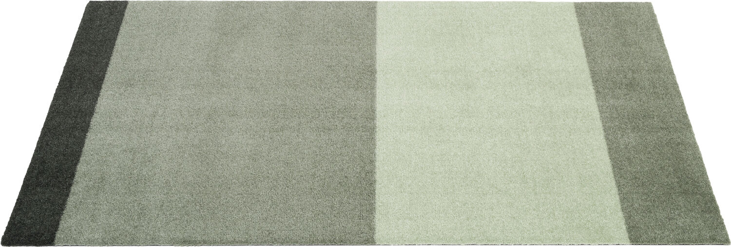 L&oslash;ber, 67x120 cm, stripes-horizon lys/st&oslash;vet og m&oslash;rkegr&oslash;n