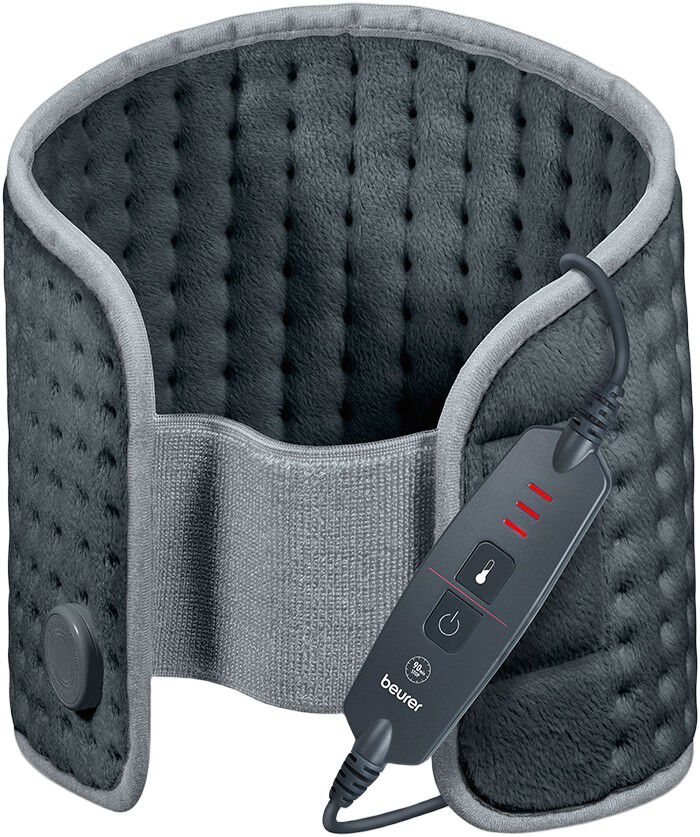 Beurer HK 60 Cosy Grey Varmeb&aelig;lte til l&aelig;nd og mave 69x28 cm