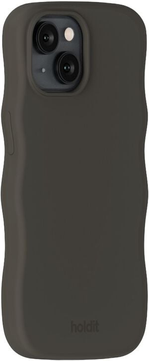Wavy Silicone MagSafe Cpt IPH17e/16e/15/14/13 Charcoal