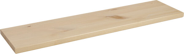 Floating wooden shelves