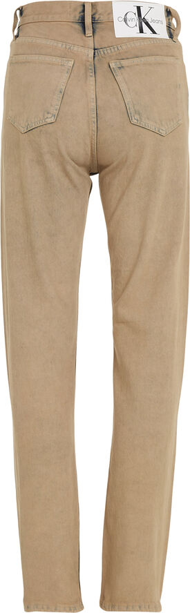 High rise straight fit jeans