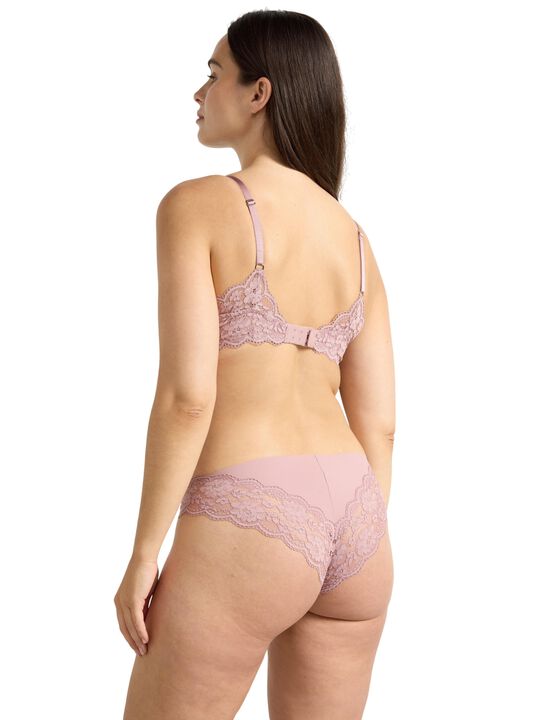 Lilja t-shirt-bh med blonder