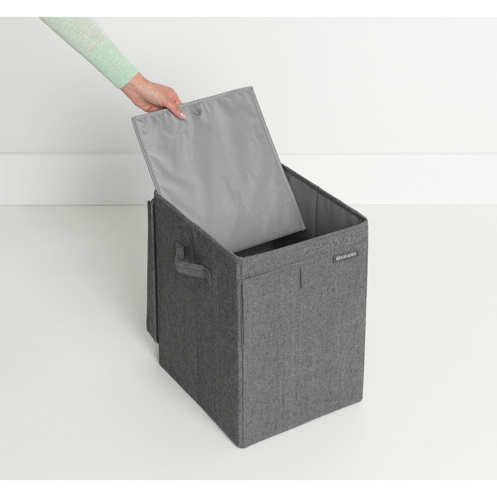 Stabelbar vasket&oslash;jsboks 35 ltr. - Pepper Black