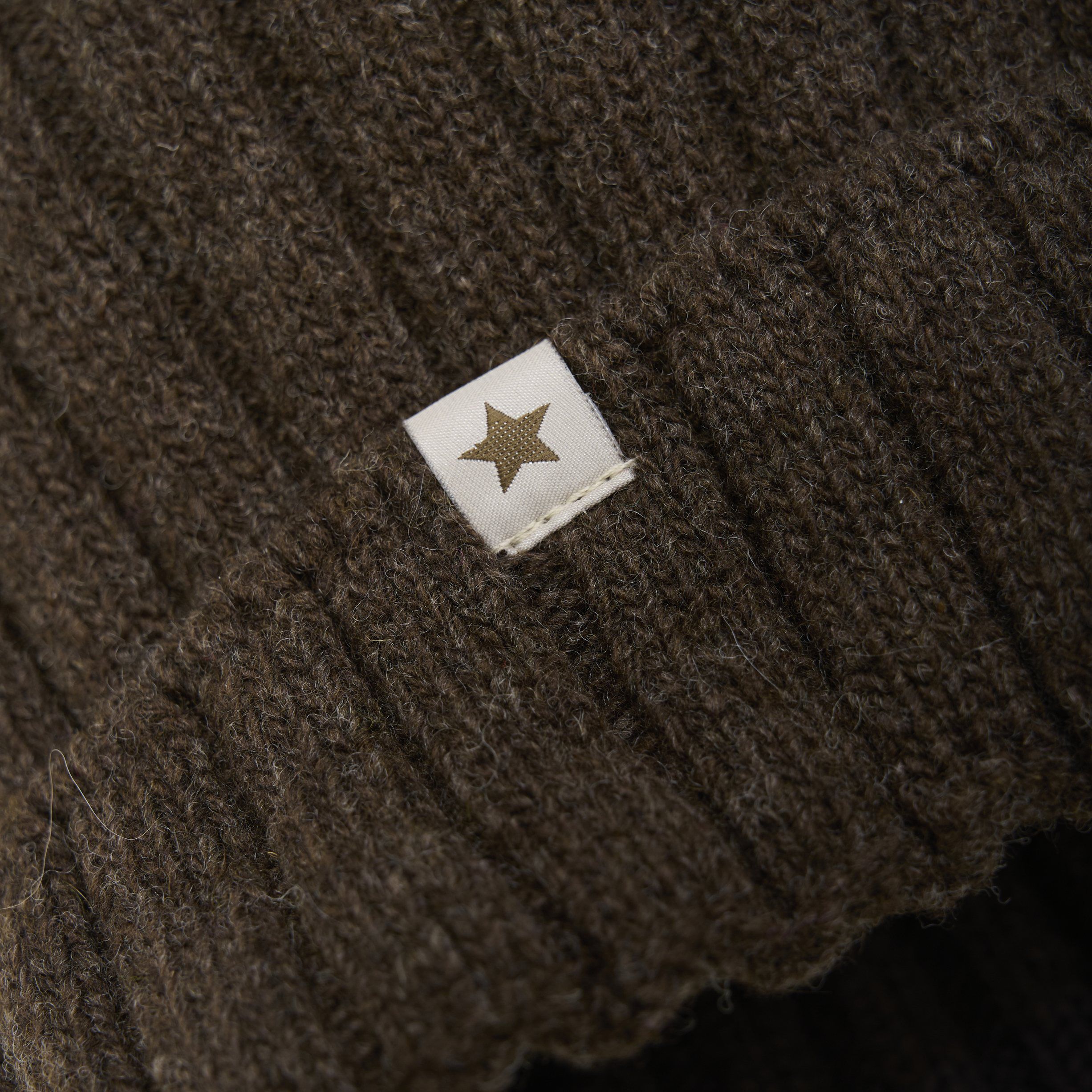 Hat Knit Alpaca Pompom