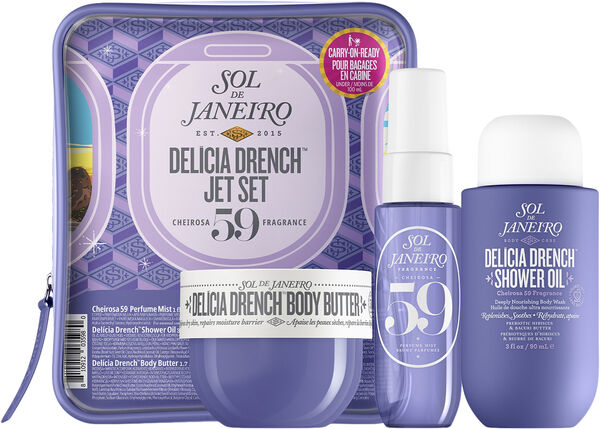 Delicia Drench Jet Set - Kropsplejesæt