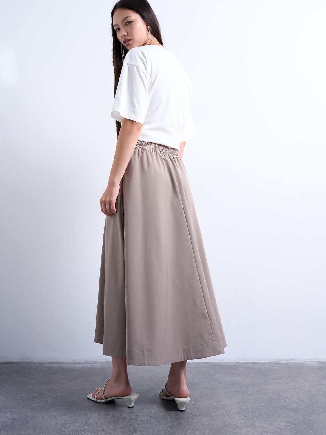 TSDORY MIDI SKIRT WVN