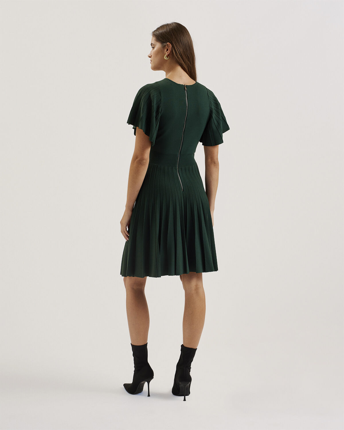 ALENHA Knitted Angel Sleeve Mini Dr