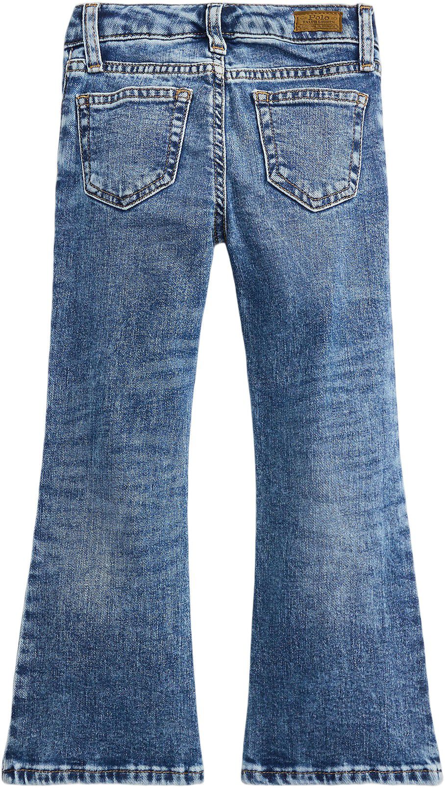 Flared Indigo Denim Jean