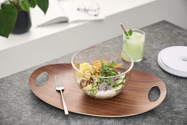 Fresh & Save BOWLS Vakuumskål M / 19 cm, Glas, Gennemsigtig