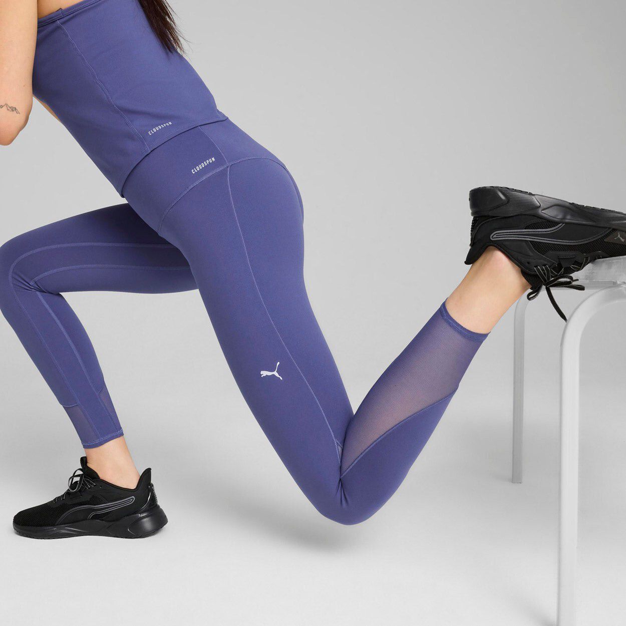 Cloudspun Soft Mesh High Waist 7/8 Tights