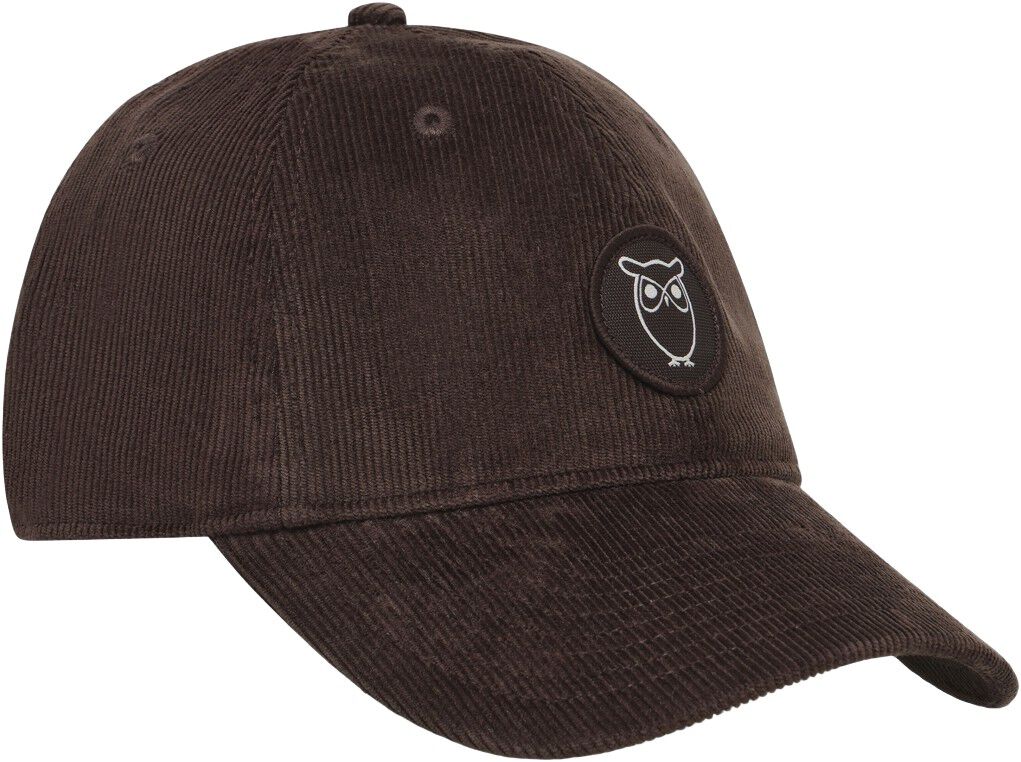 Corduroy badge cap