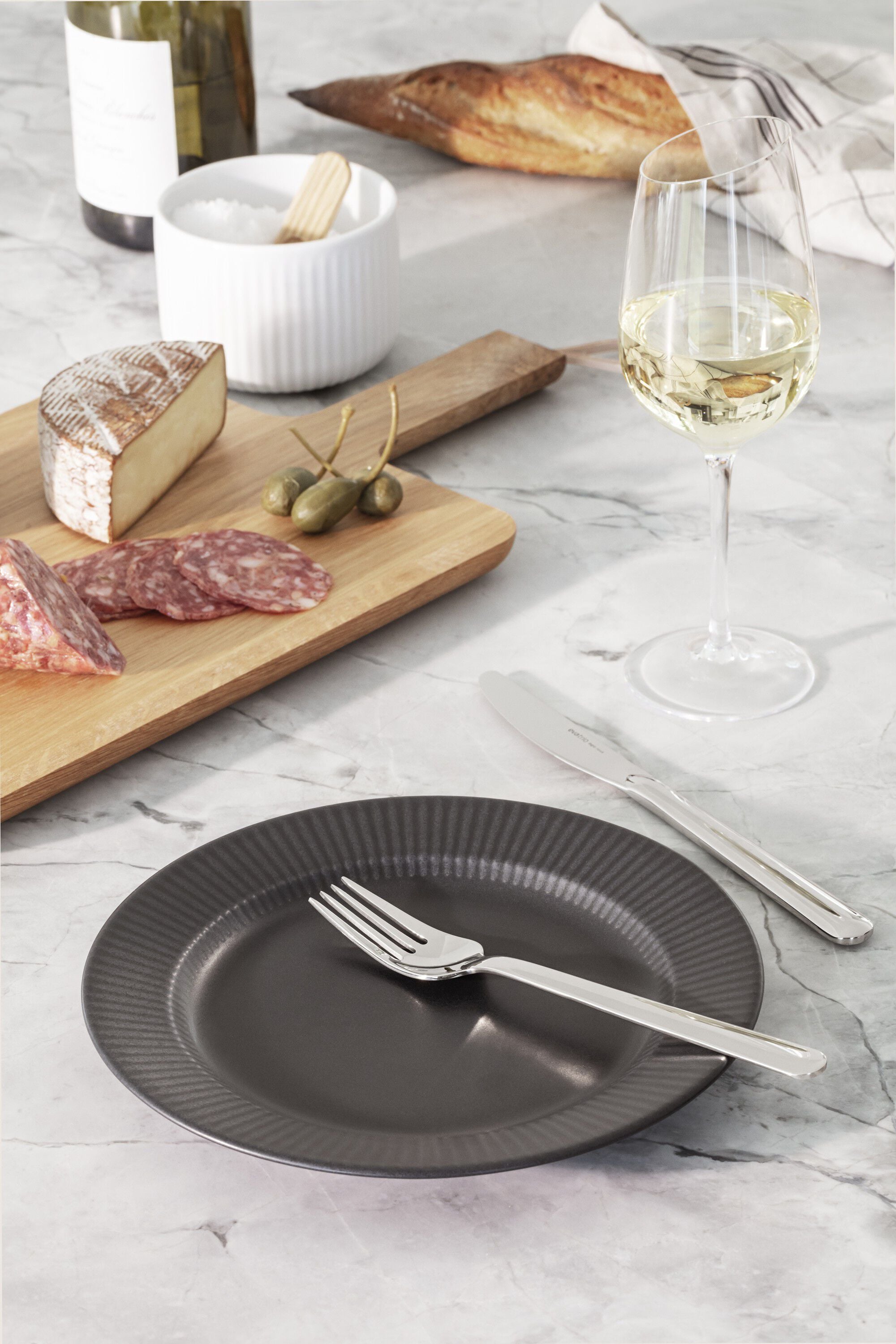 Legio Nova Frokosttallerken 22 cm Black - 4 stk