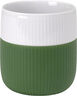 Fluted Contrast Mug 35cl Forest Green