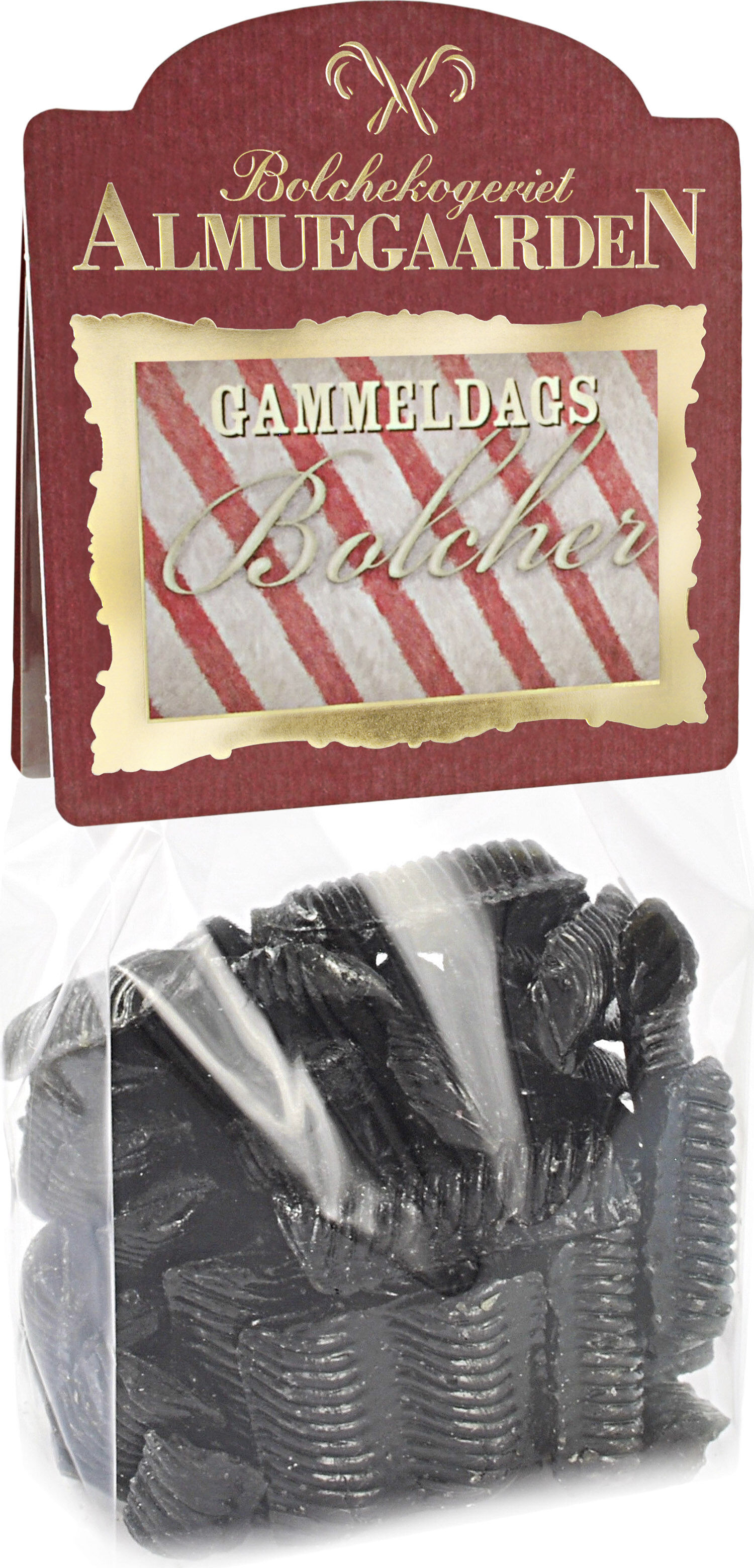 Dameskr&aring; bolcher med smag af salt lakrids