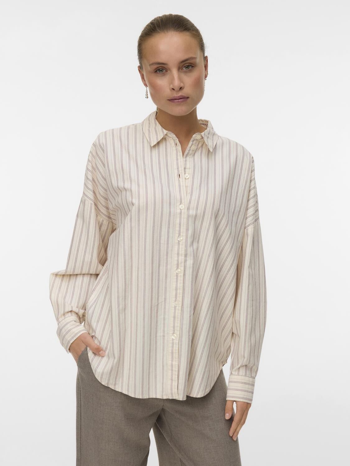 AWPARIS LS LOOSE OXFORD SHIRT VMA N