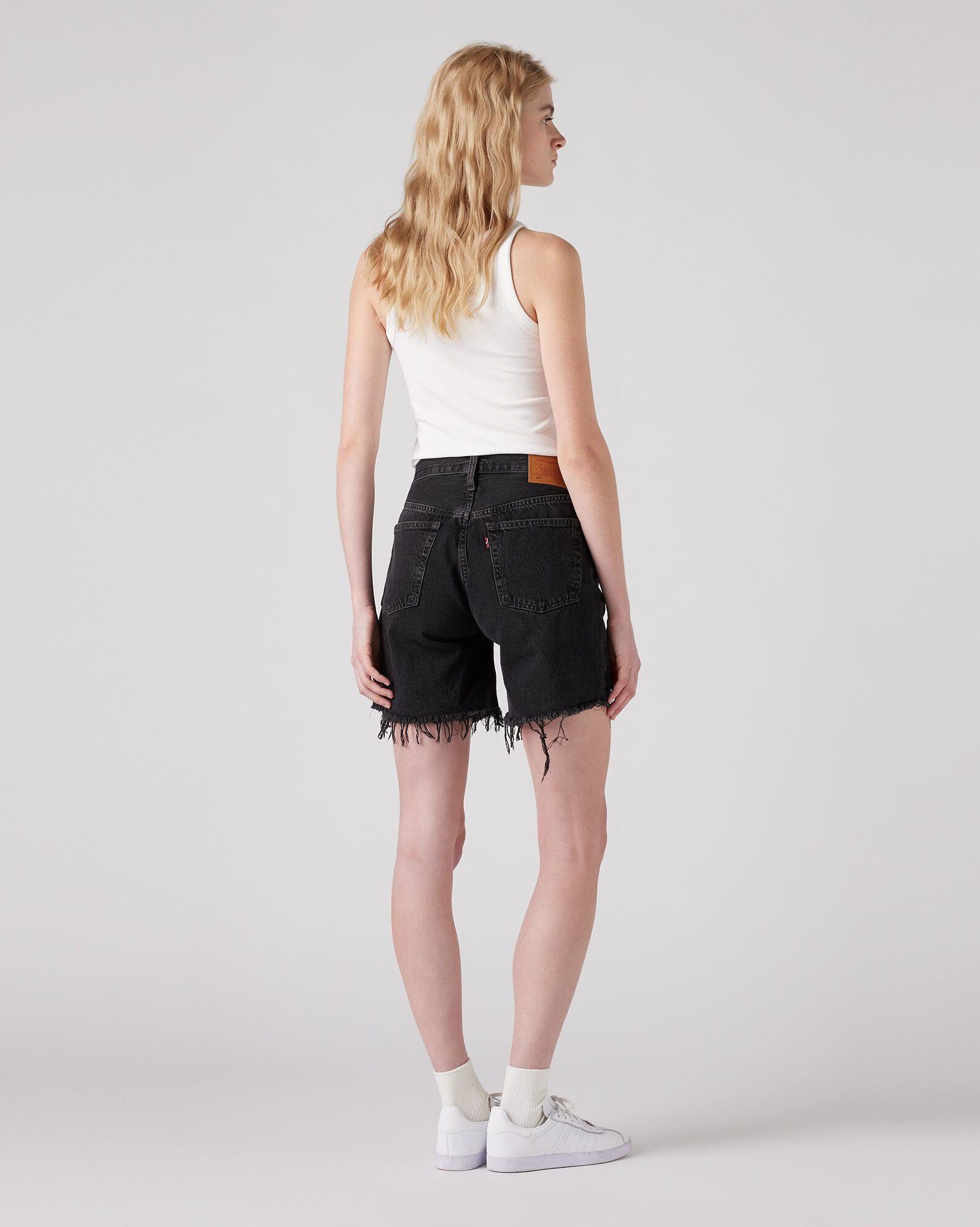 501 MID THIGH SHORT LUNAR BLAC