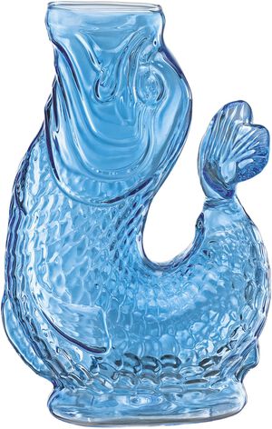 Vandkaraffel fisk, blå, glas, NEMO