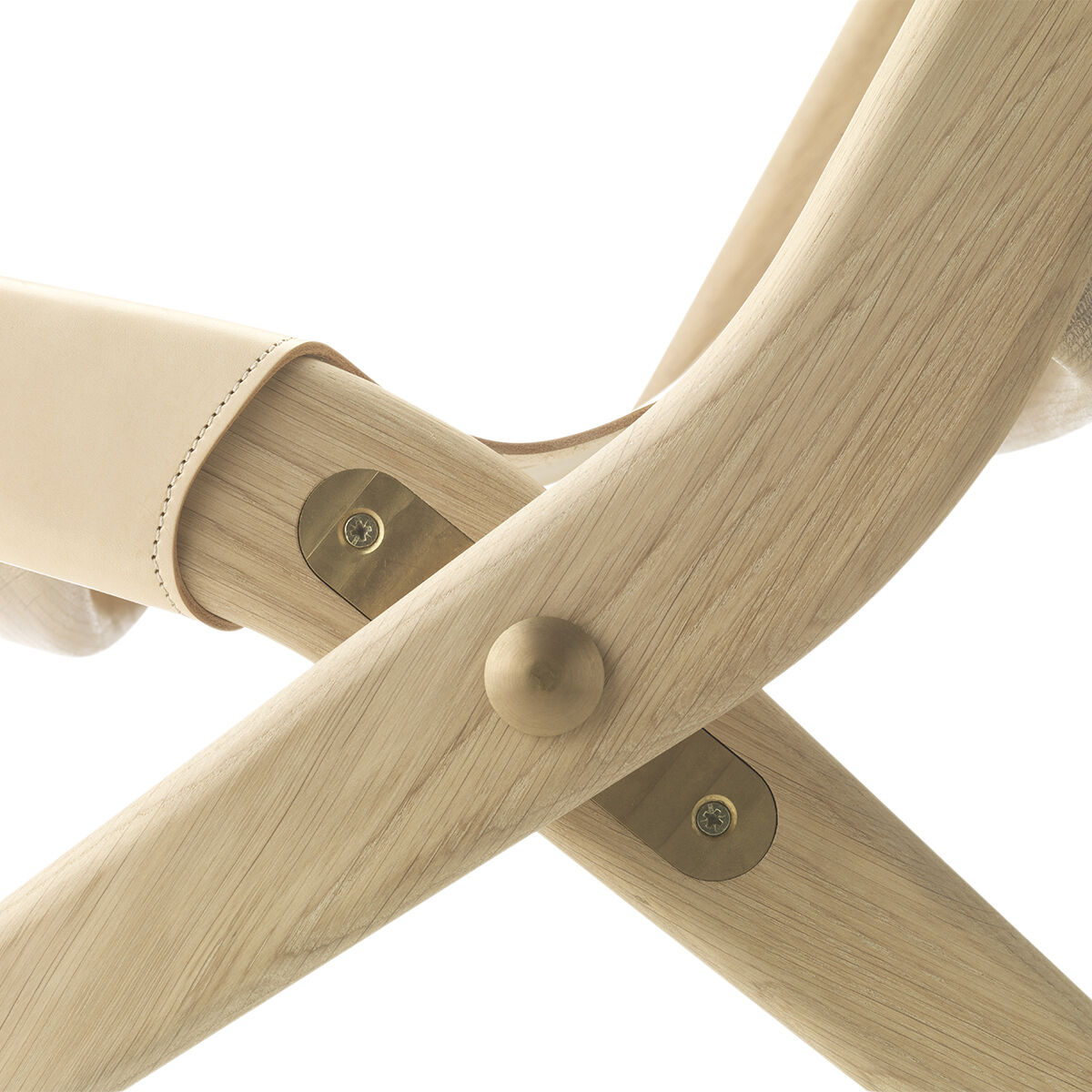 Saxe chair - S&aelig;bebehandlet eg / Naturlig l&aelig;der