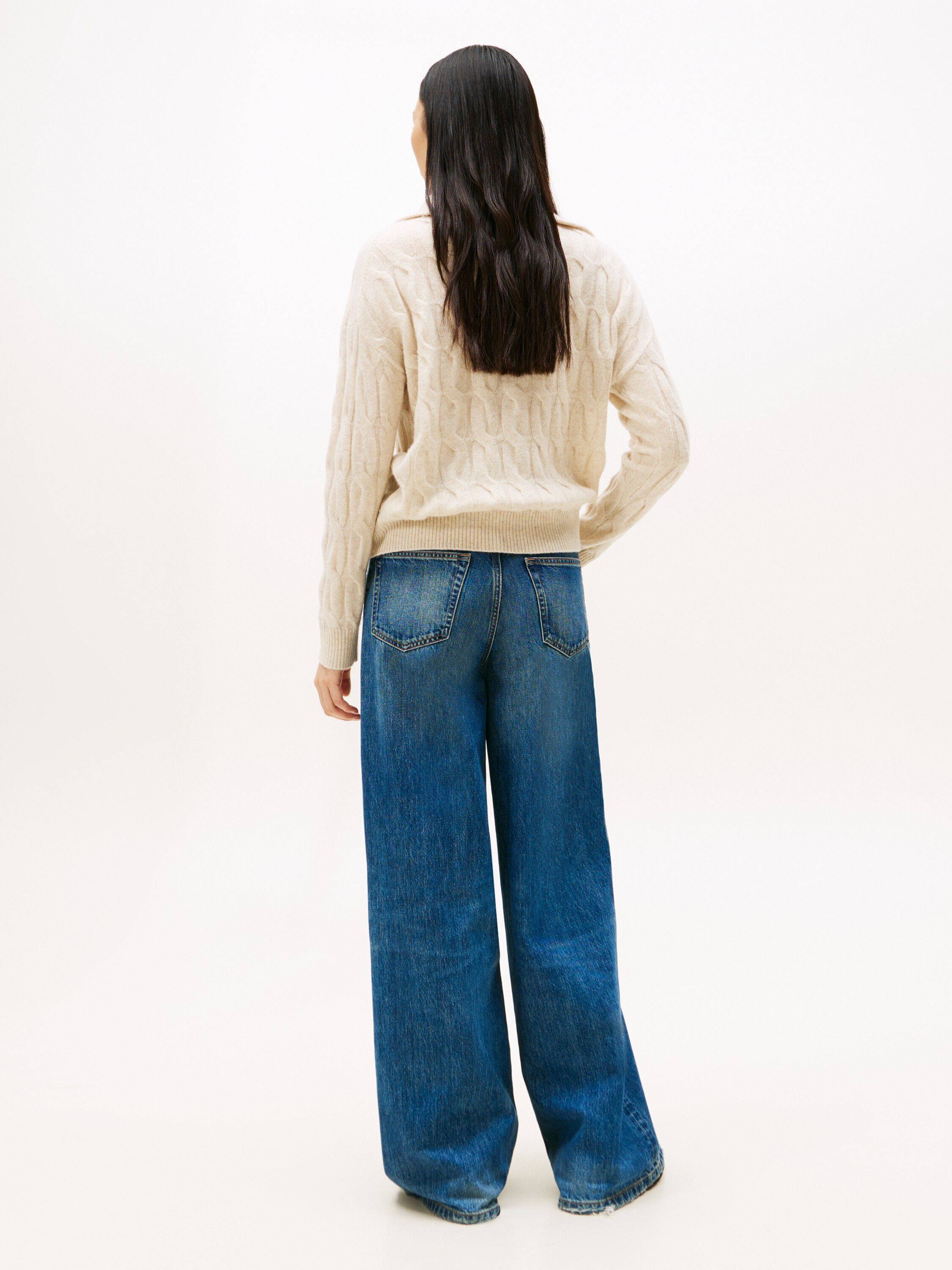 SOFT WOOL CABLE 1/2 ZIP LS SWT