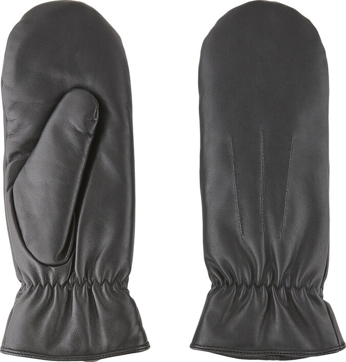 PCNELLIE LEATHER MITTENS NOOS