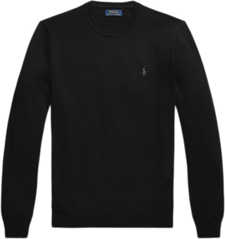 Slim Fit Washable Wool Crewneck Sweater