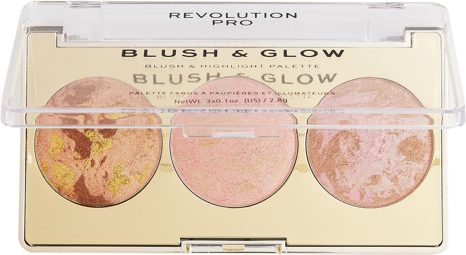 Revolution Pro Blush & Glow Palette Peach Glow