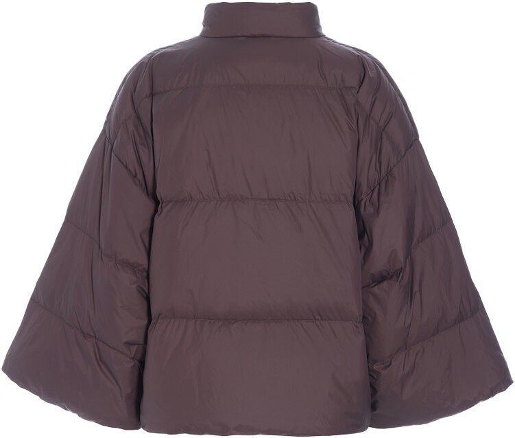 Feather down jakke med krave