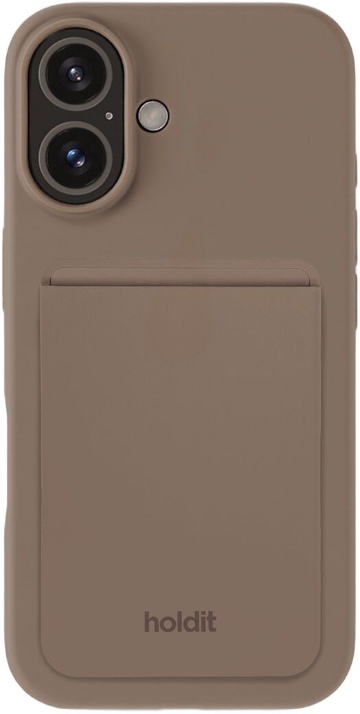 Card Holder Silicone, Magsafe Compatible Mocha Brown