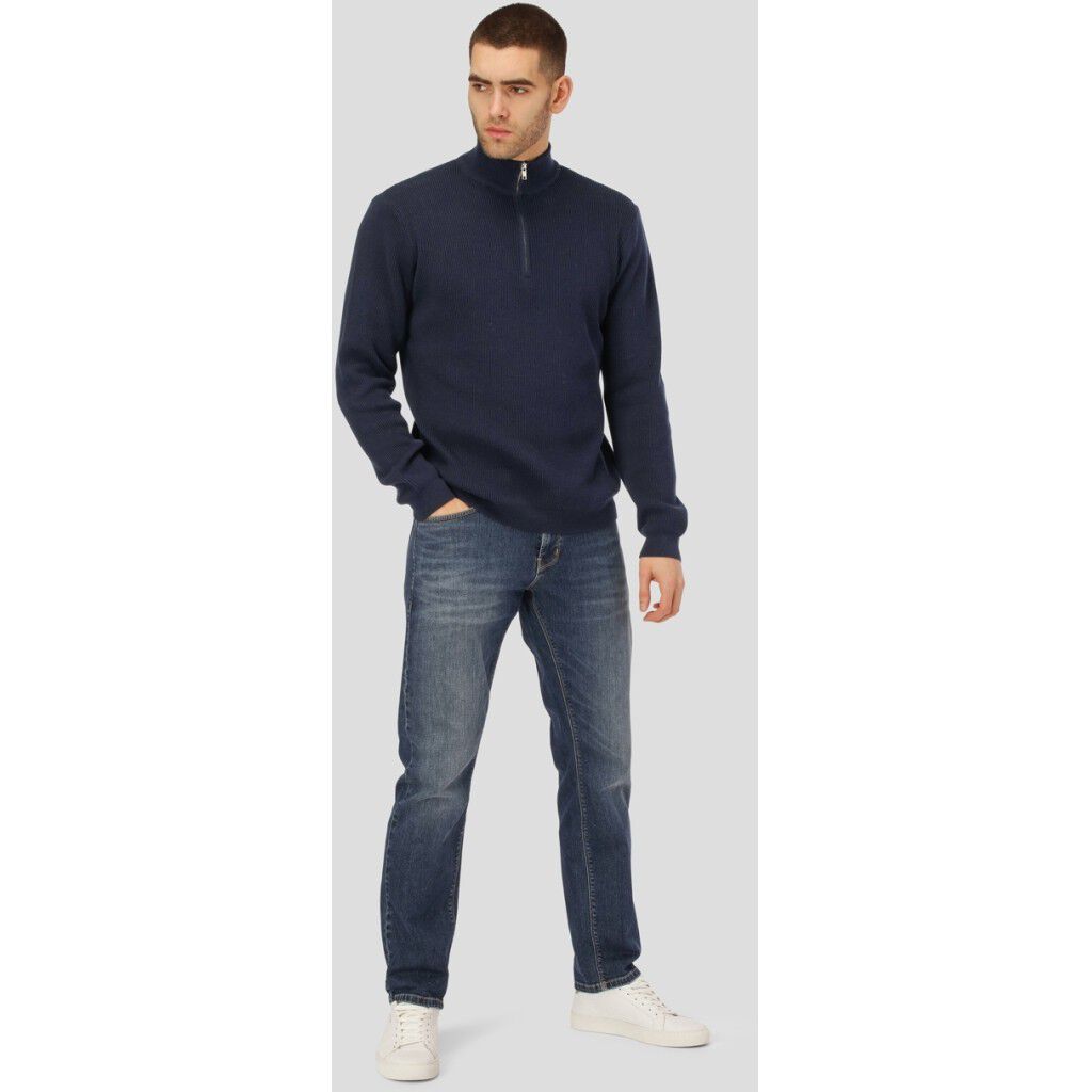 Mario half-zip knit