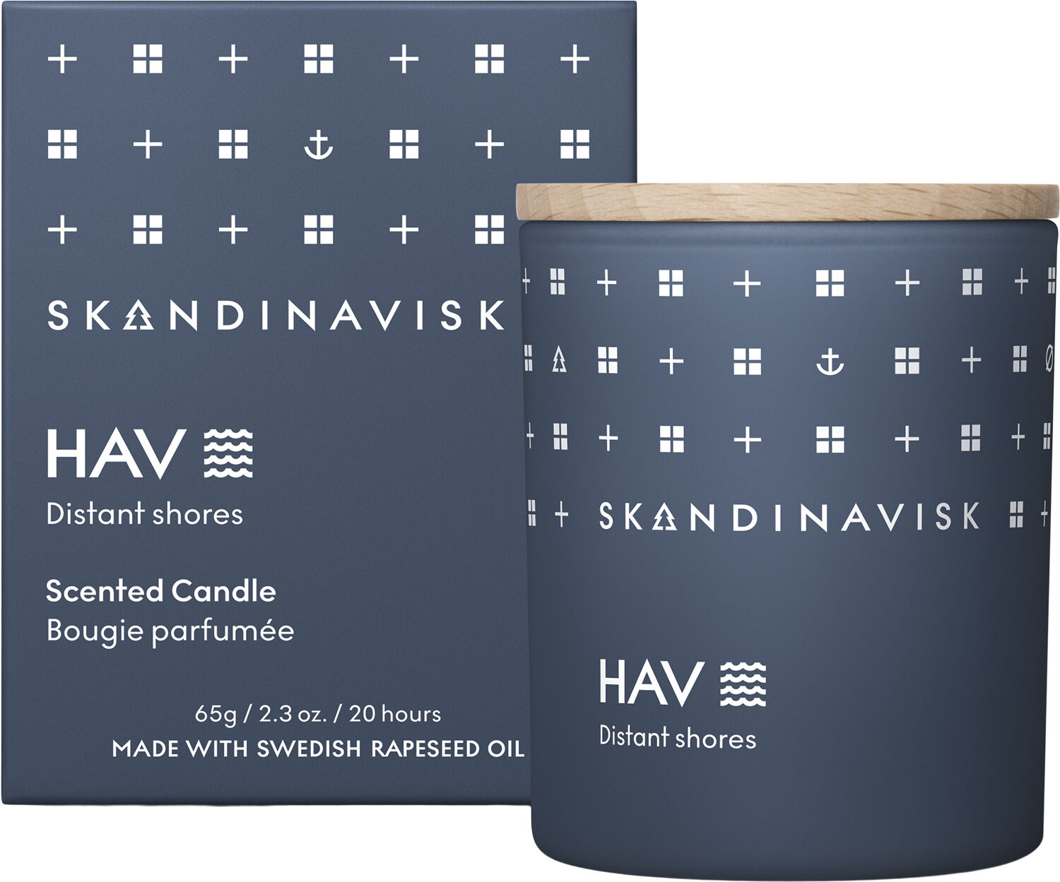 HAV Scented Candle w Lid 65g