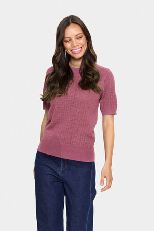 MilaSZ Pointelle SS Pullover