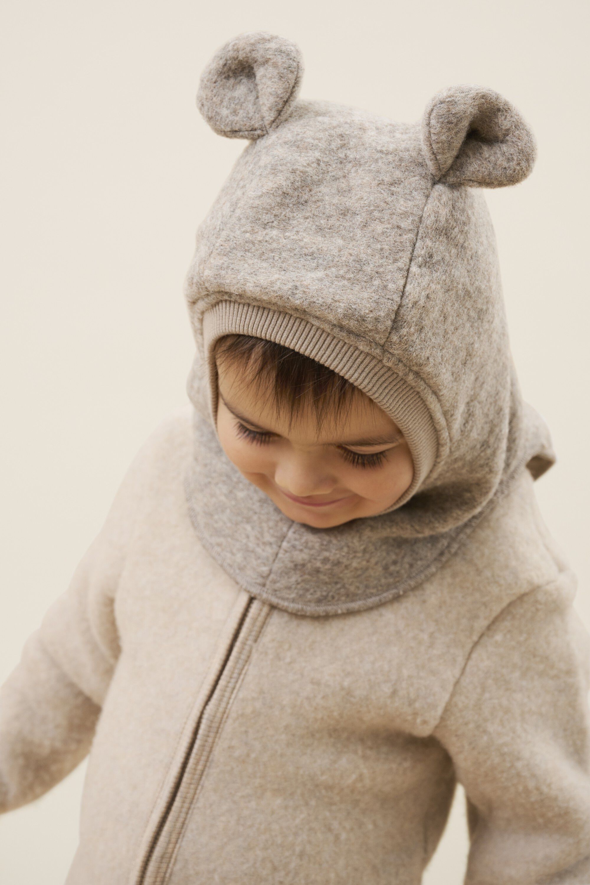 Jacket Ears Wool Fleece