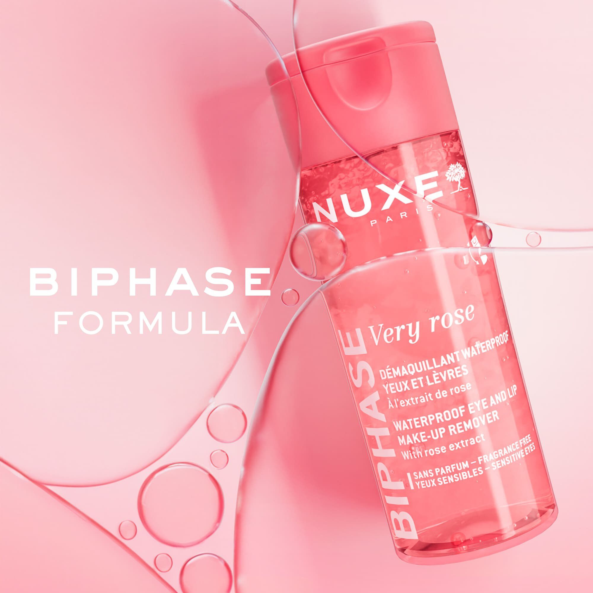 Biphase Makeup Remover, Very Rose