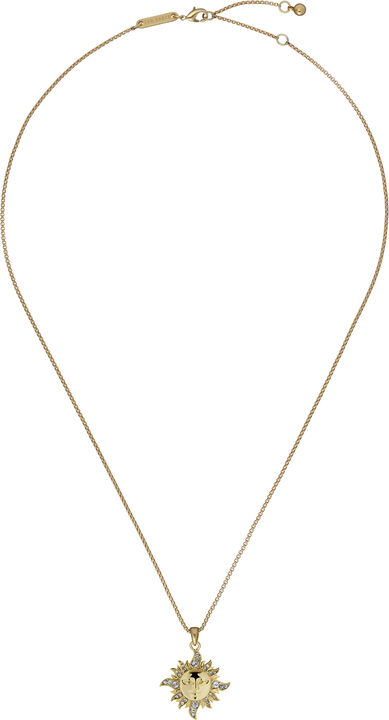 DELEST Sun Moon Crystal Pendant