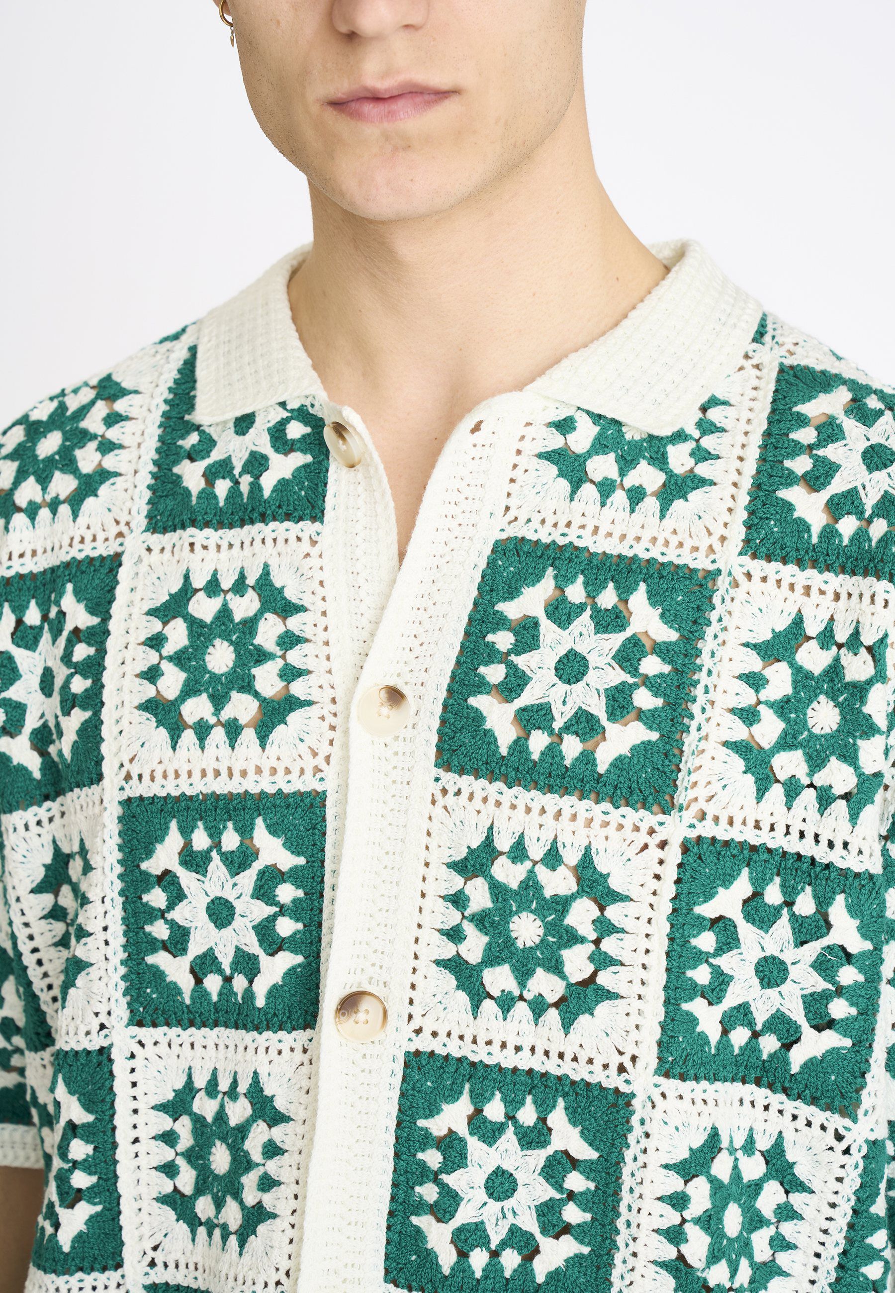 LEON CHROCHET SS SHIRT