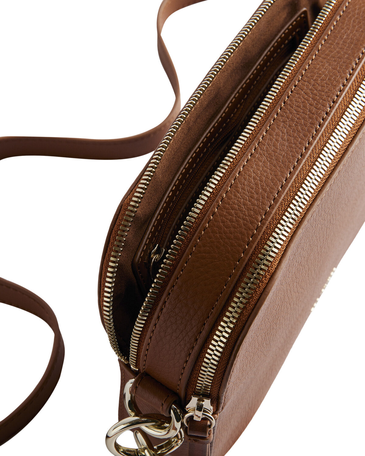 DARCELO Branded Webbing Leather Cam