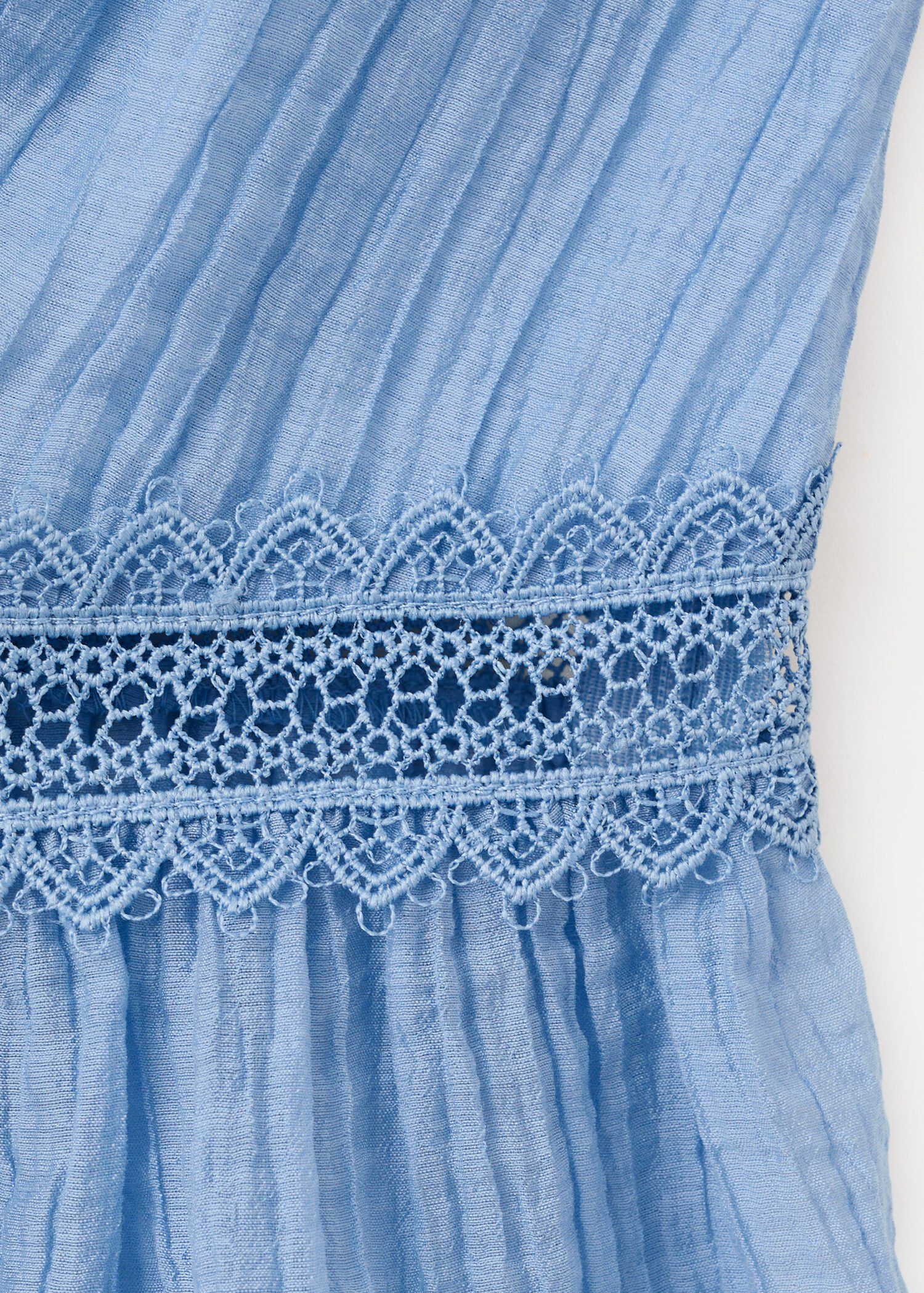 Lyocell top with contrasting trim