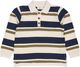 STRIPED PIQUE POLO W. LS